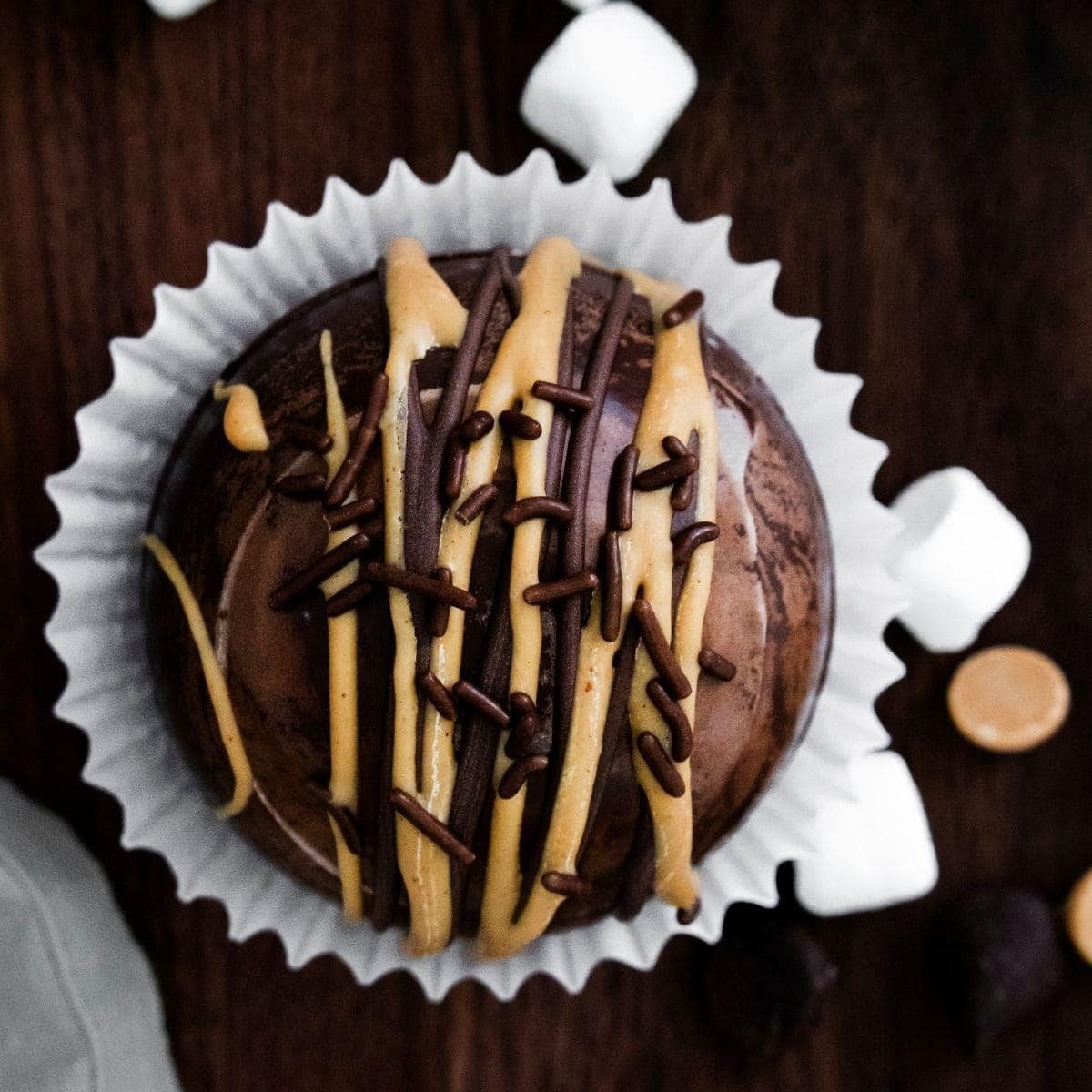 Peanut Butter Hot Cocoa Bombs