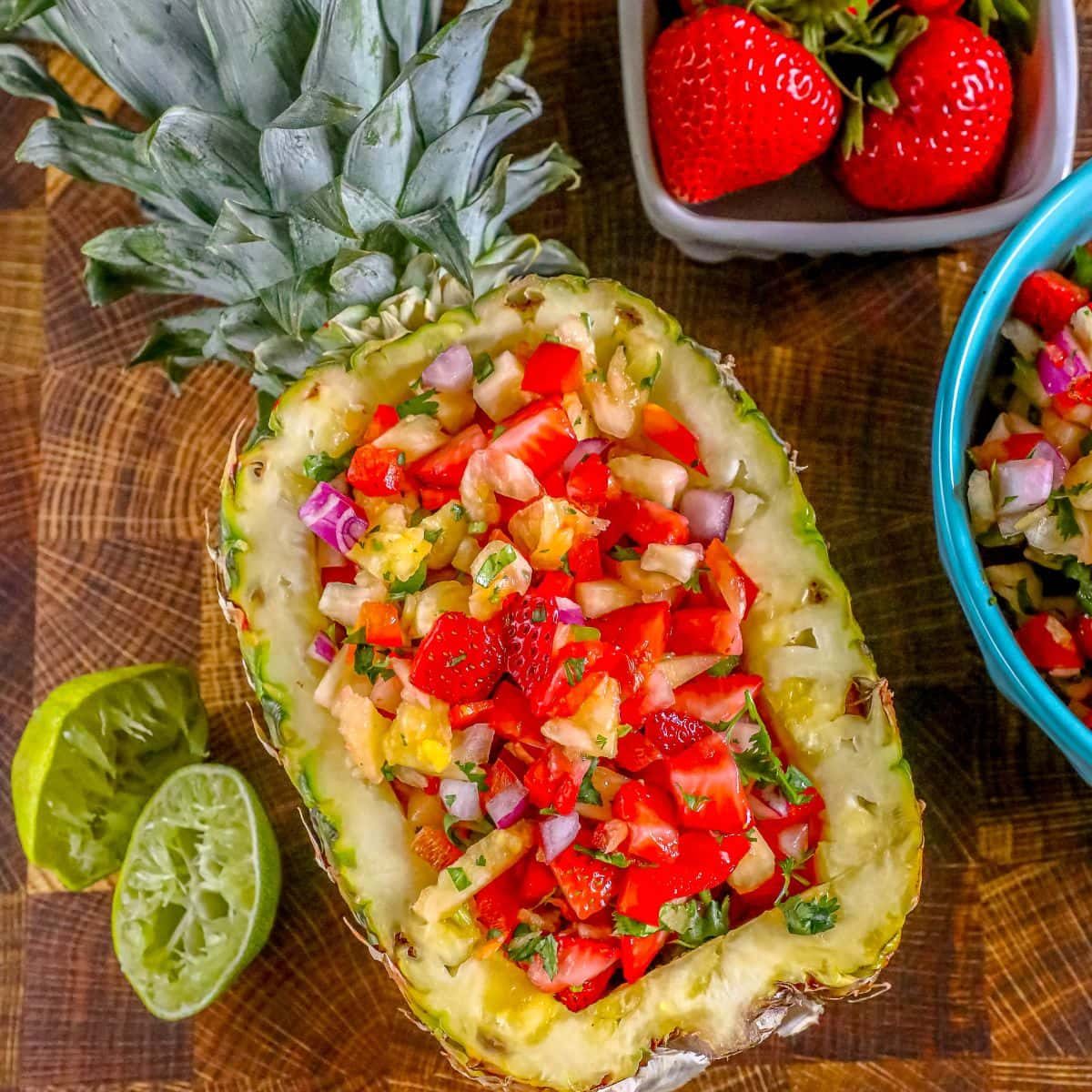 Pineapple Strawberry Salsa