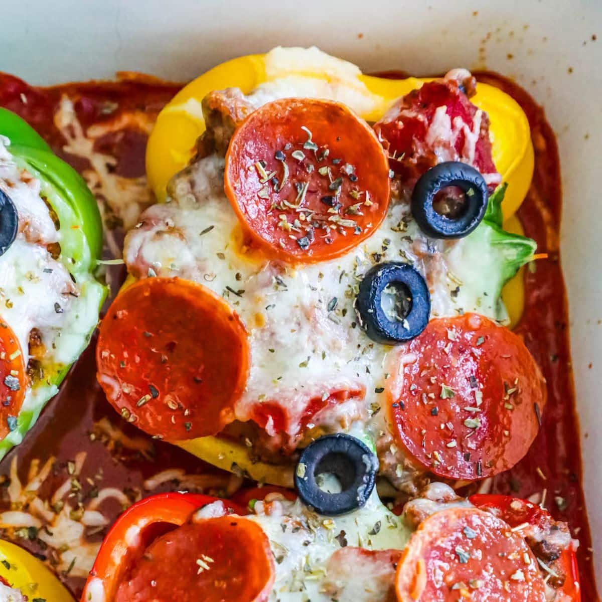 Pizza Stuffed Peppers