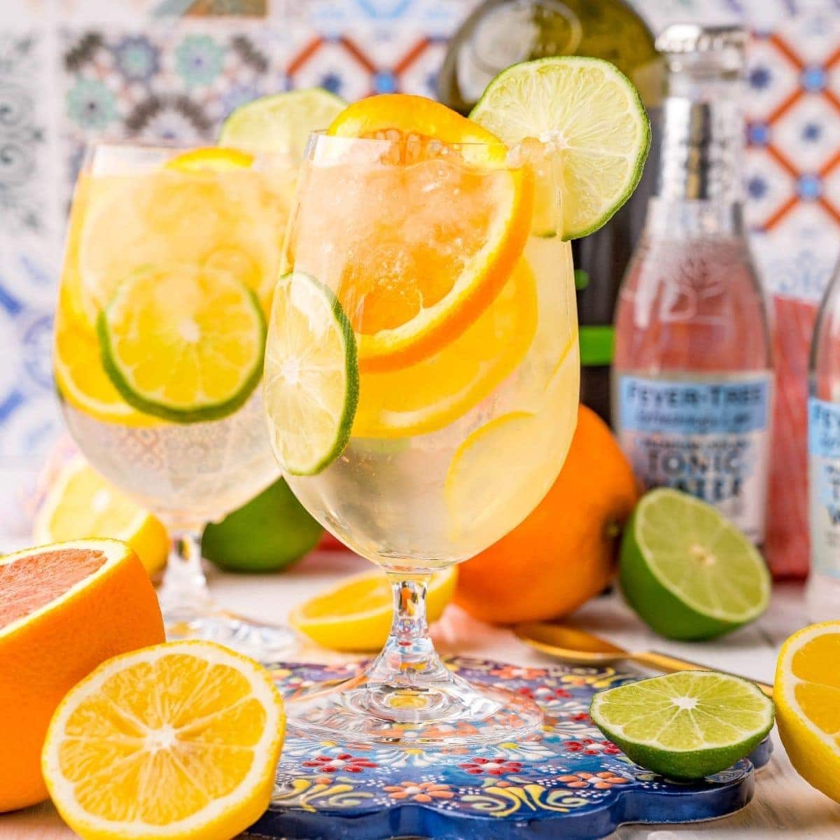 Port and Tonic Cocktail