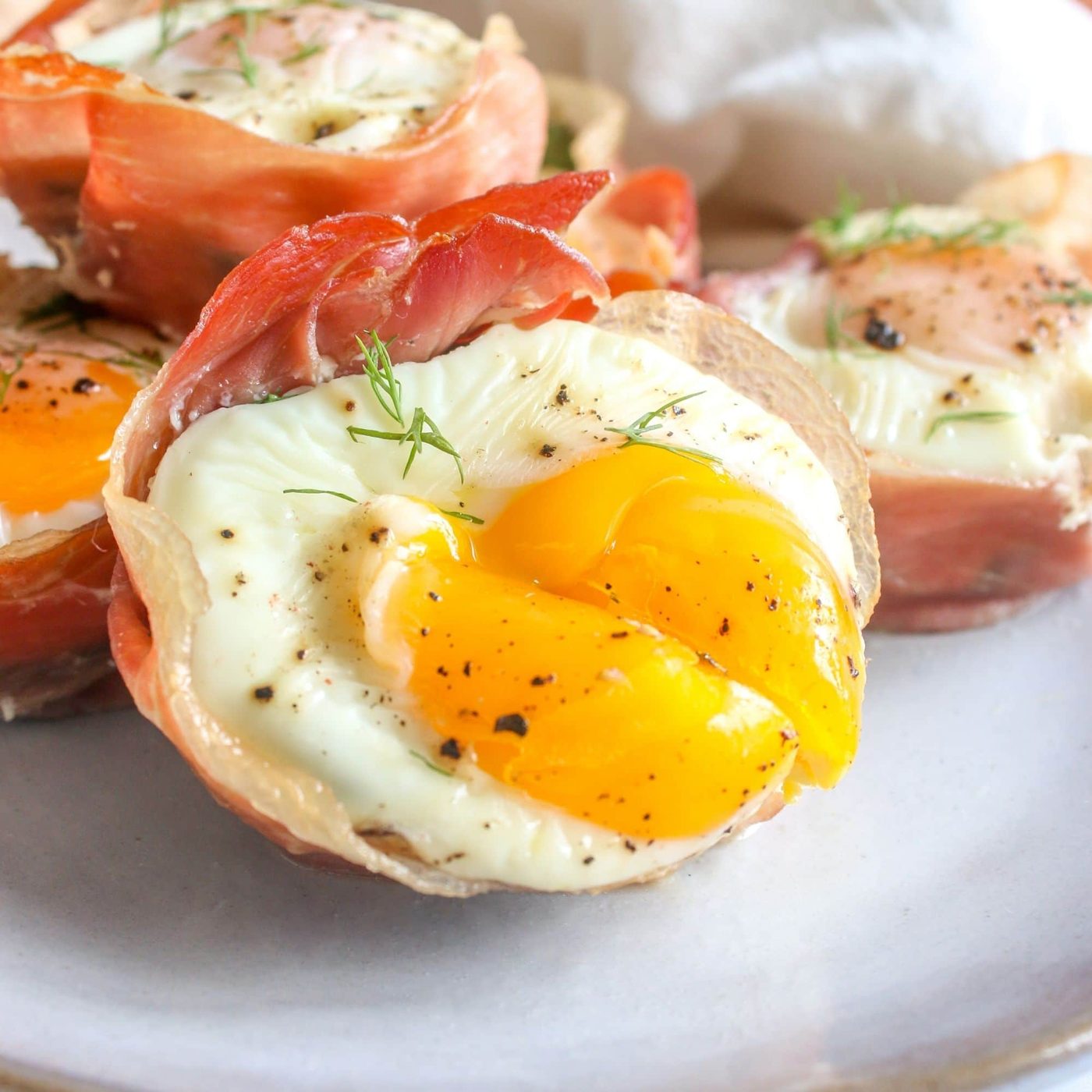 Prosciutto Egg Cups