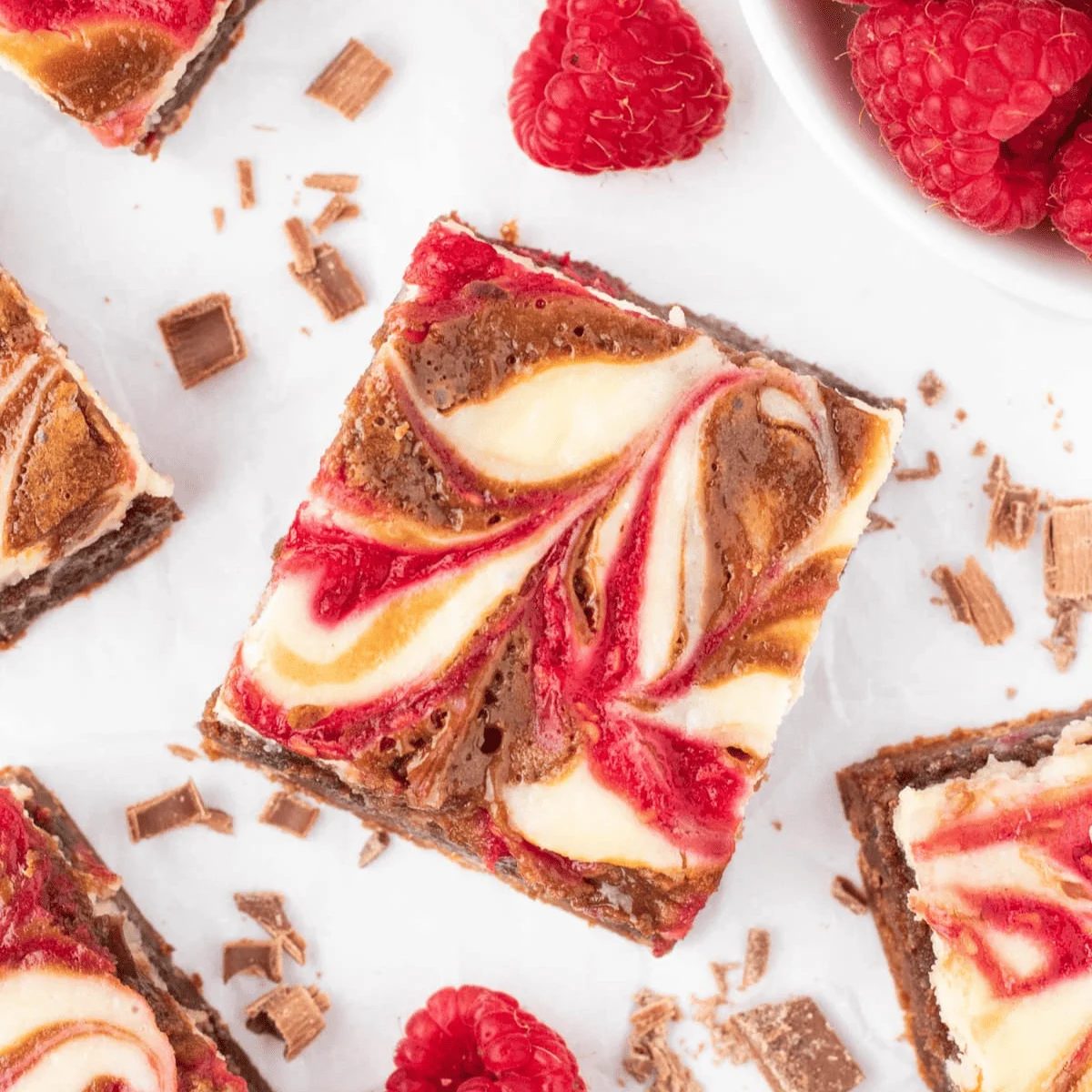 Raspberry Cheesecake Brownies