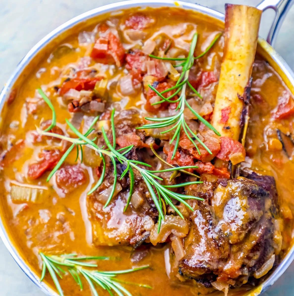 Rosemary Braised Leg of Lamb