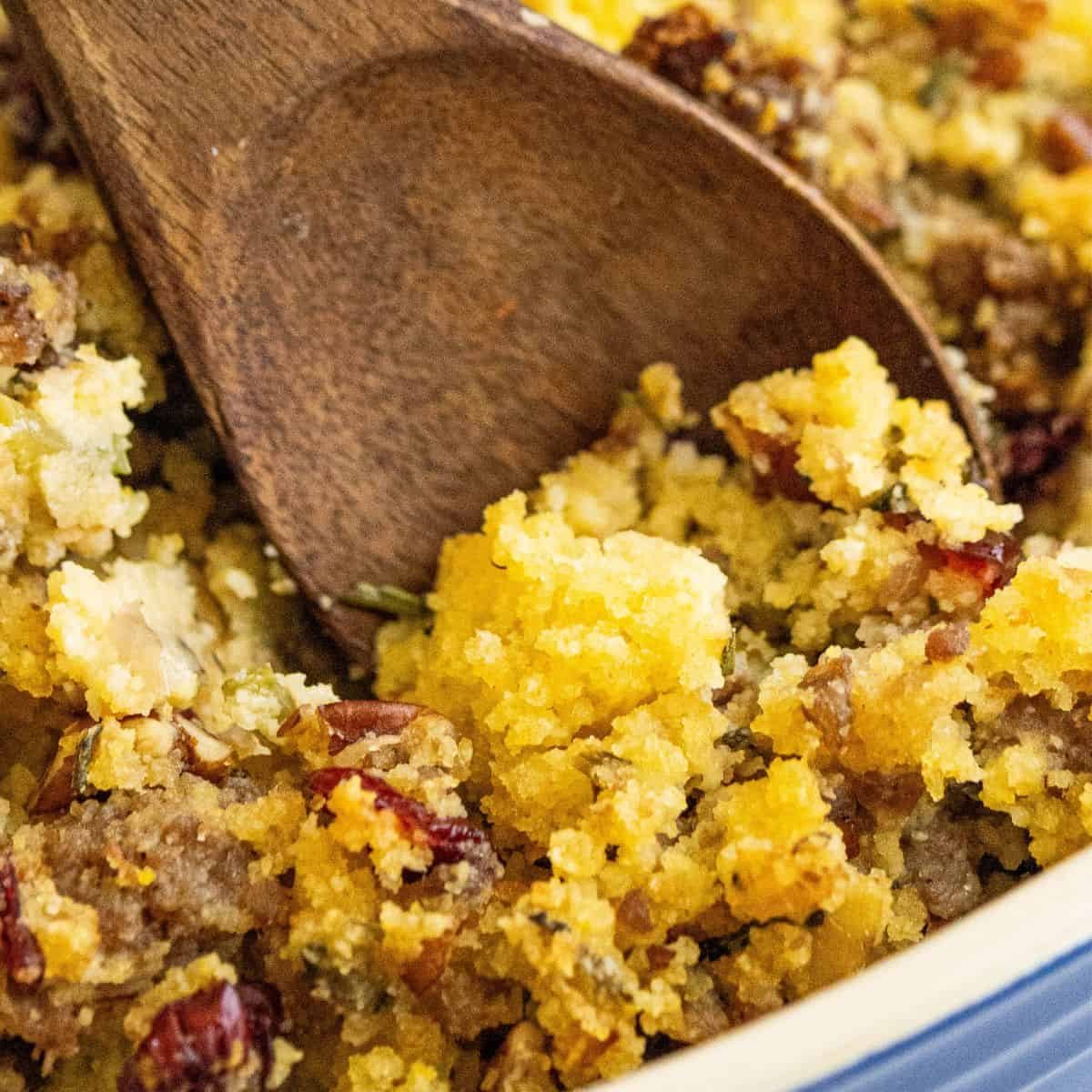 Sausage Cornbread Stuffing