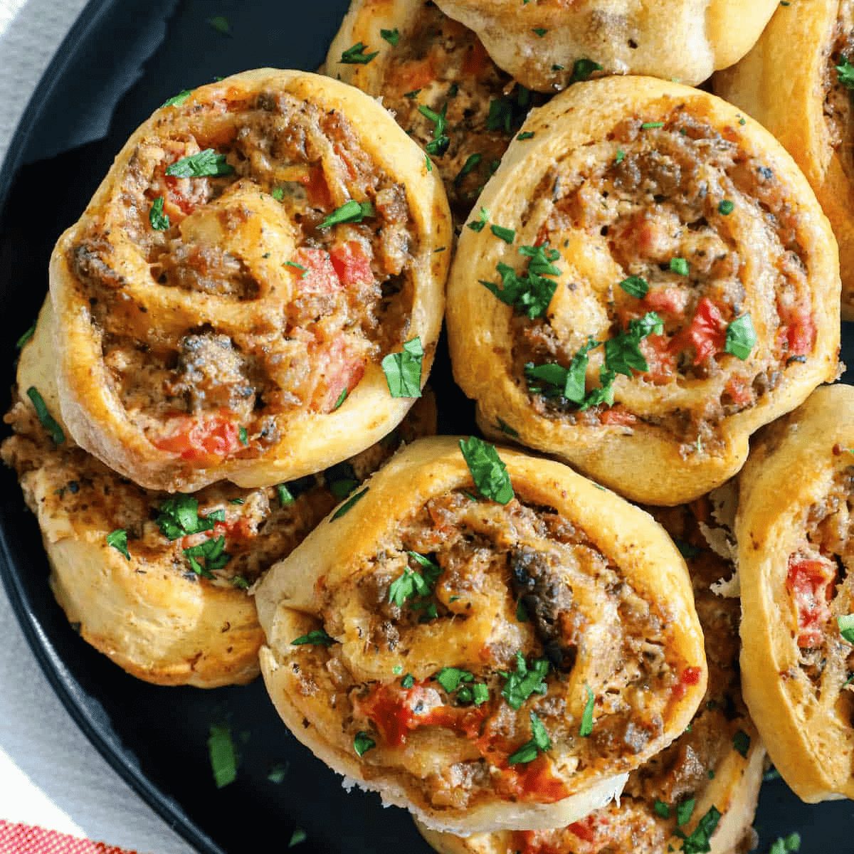 Sausage Cream Cheese Pinwheels