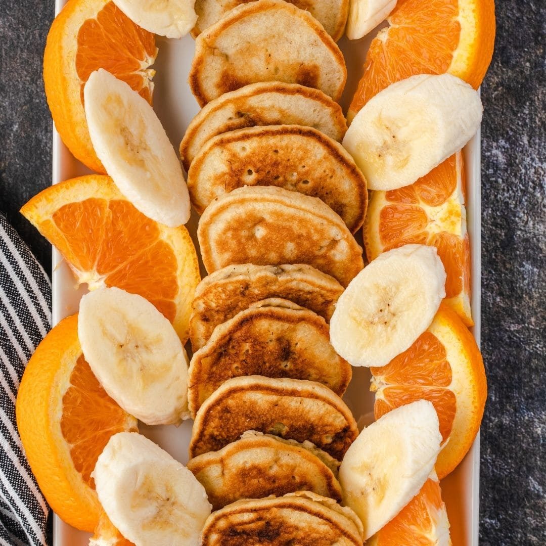 Silver Dollar Banana Pancakes