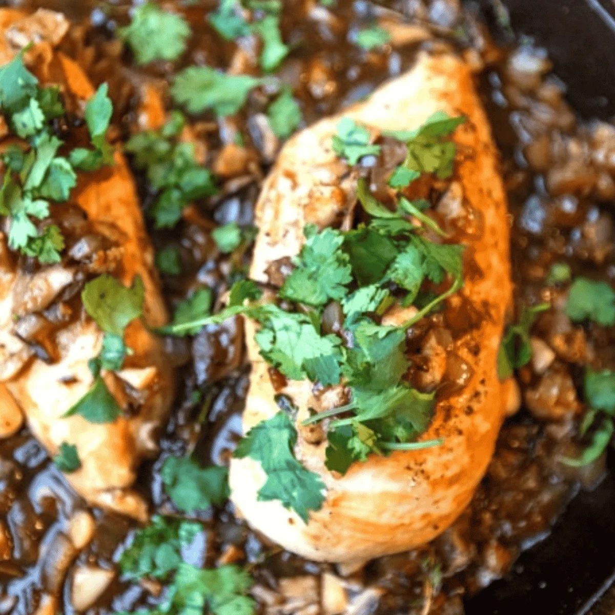 Skillet Chicken, plus Mushroom and Onion Sauce