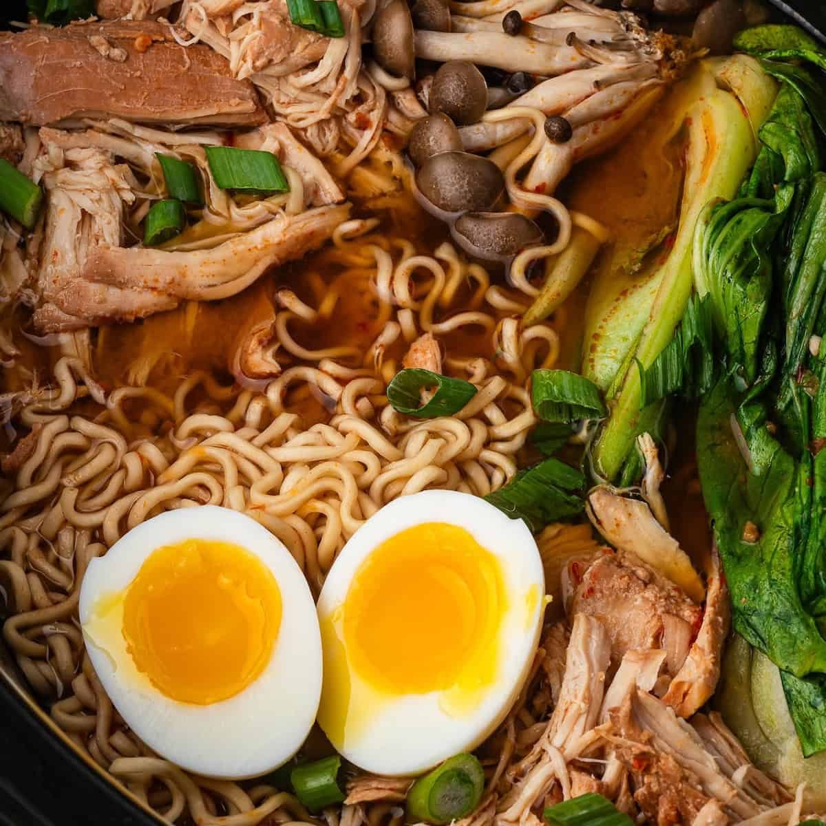 Slow Cooker Chicken Ramen