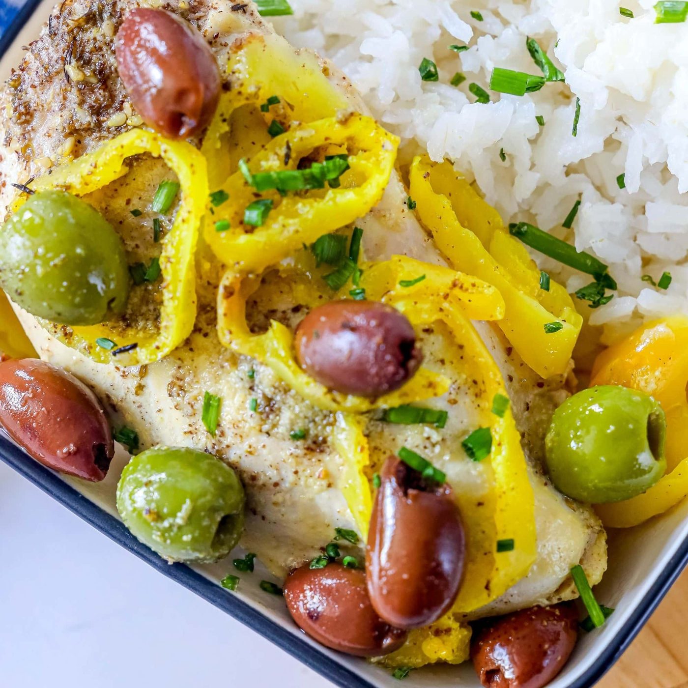 Slow Cooker Olive Chicken