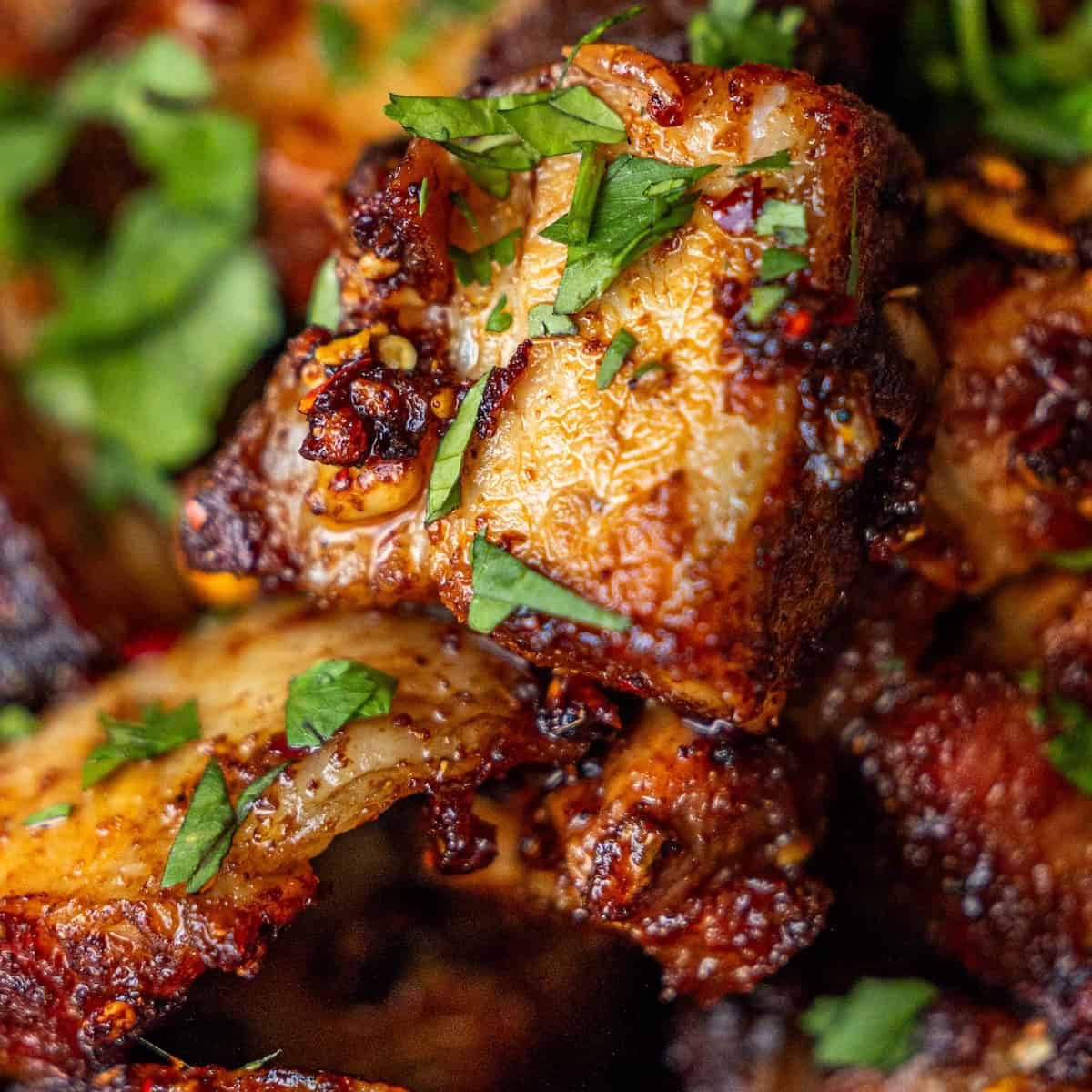 Sticky Asian Pork Belly Bites