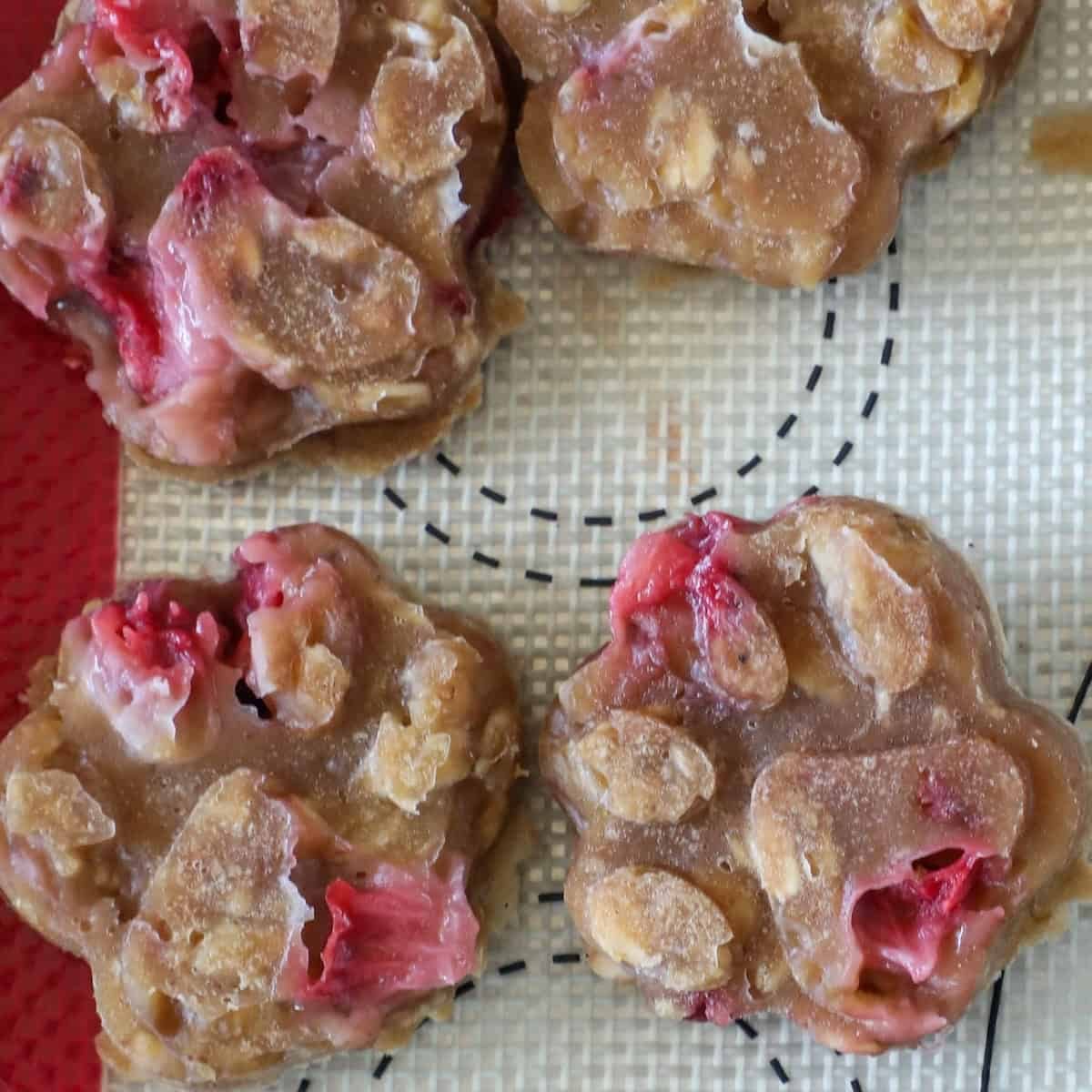 Homemade Strawberry Banana Dog Treats