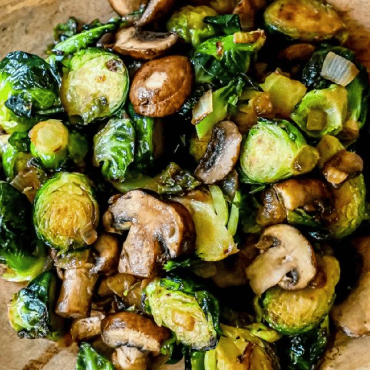 Brussels Sprouts and Mushrooms