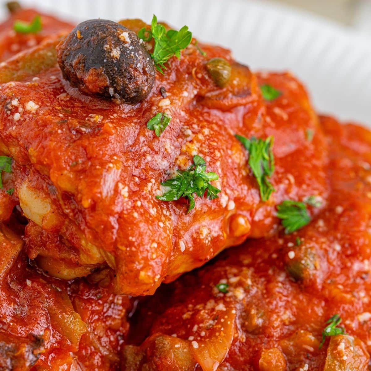 Easy Chicken Cacciatore