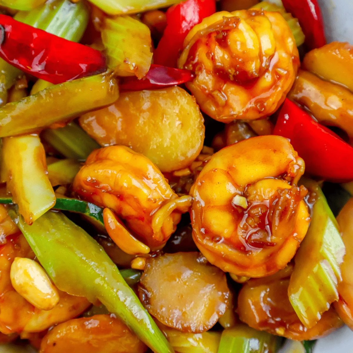 Kung Pao Shrimp Quick and Easy