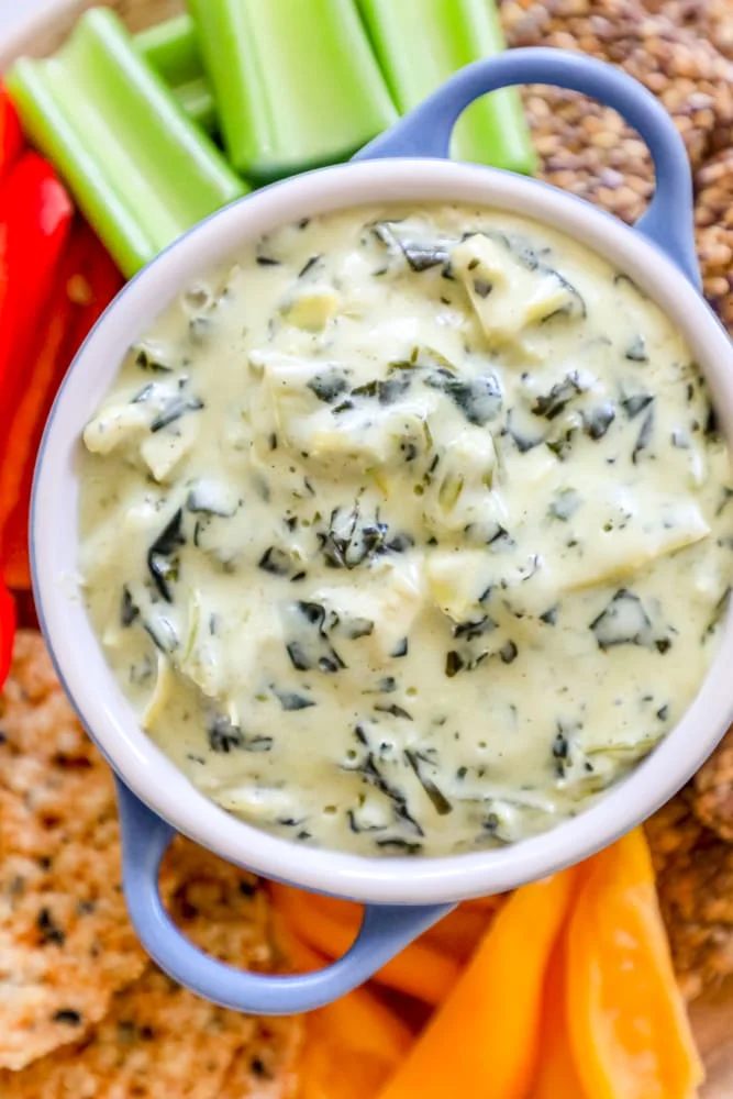 Easy Spinach and Artichoke Dip