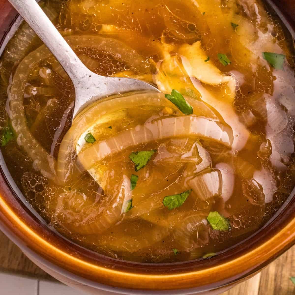 Homemade French Onion Soup
