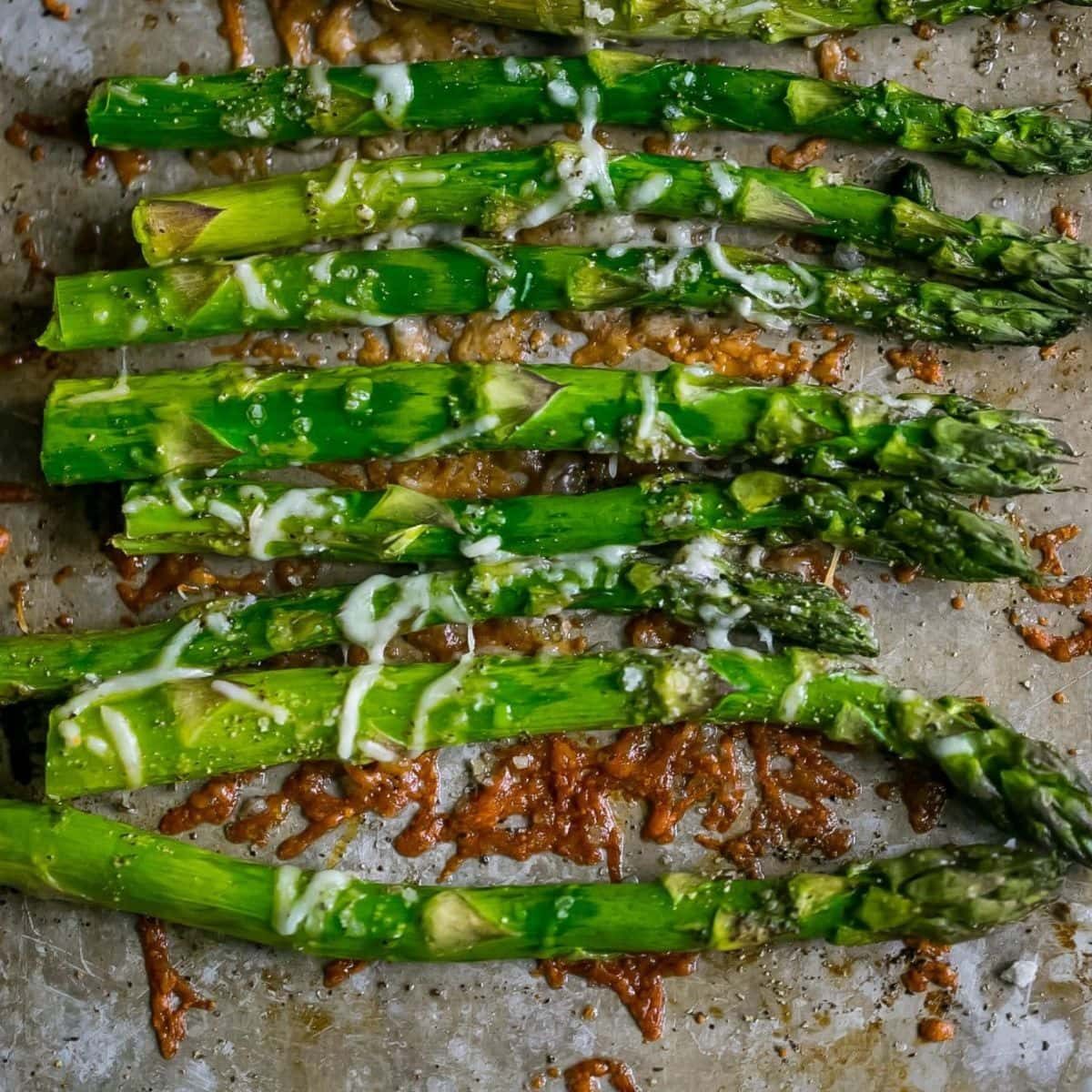 Oven Roasted Garlic Parmesan Asparagus