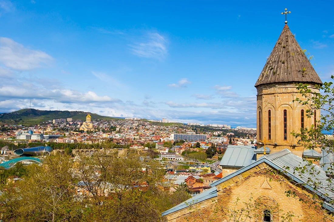 Touring Tbilisi – Cable Car, Bridge of Martyrs, Narikala Fortress and Bethlehem Church