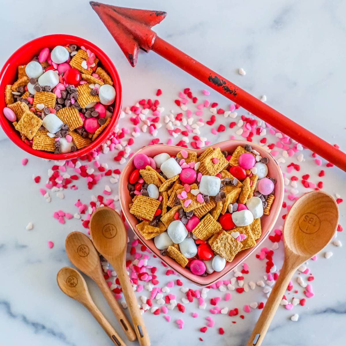 Valentine S'mores Snack Mix
