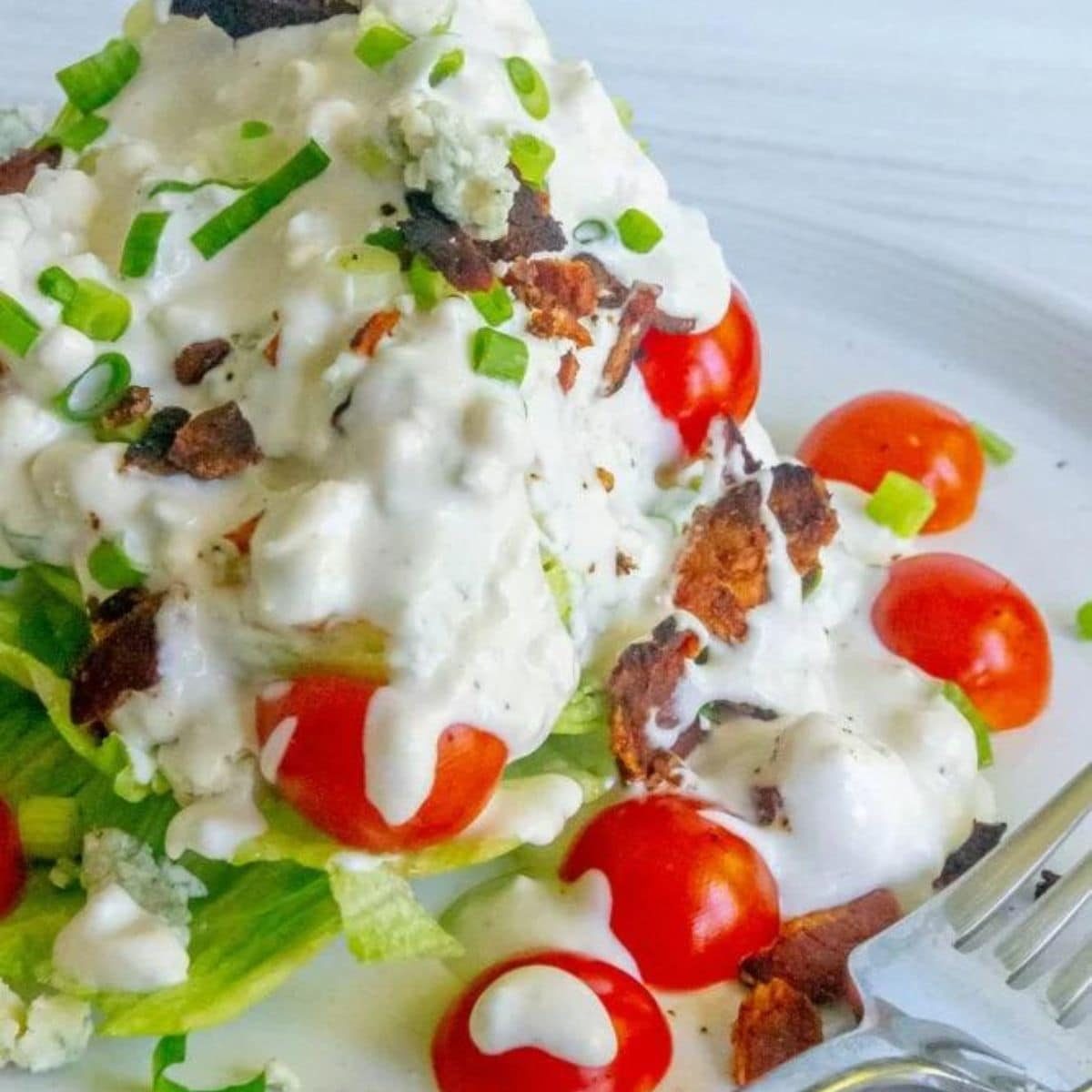 Wedge Salad, plus Blue Cheese Dressing