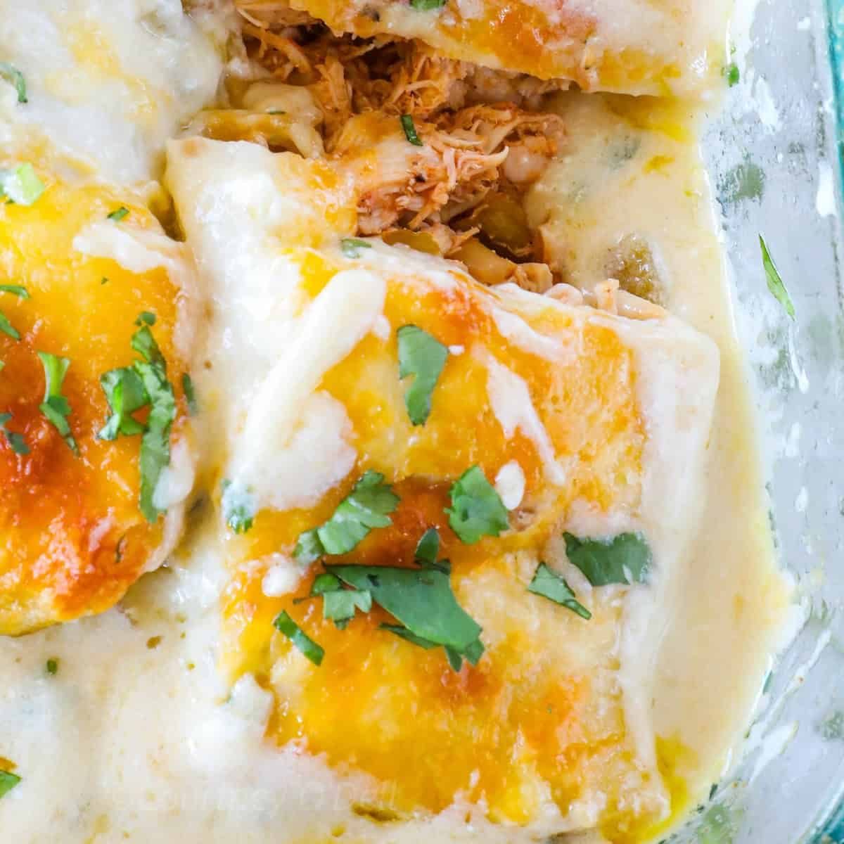 For White Chicken Enchiladas